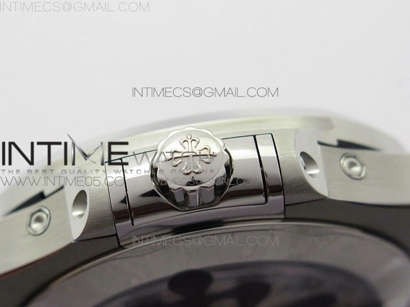 NAUTILUS 5726 SS GRF 1:1 BEST EDITION GRAY DIAL WORKING ANNUAL CALENDARON SS BRACELET A.324 V2